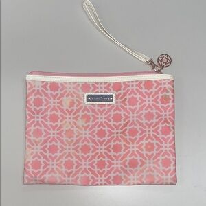 Charming Pink Patterned Wristlet by Stewardess Flight 001
